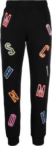 Moschino Trainingsbroek met geborduurd logo Zwart