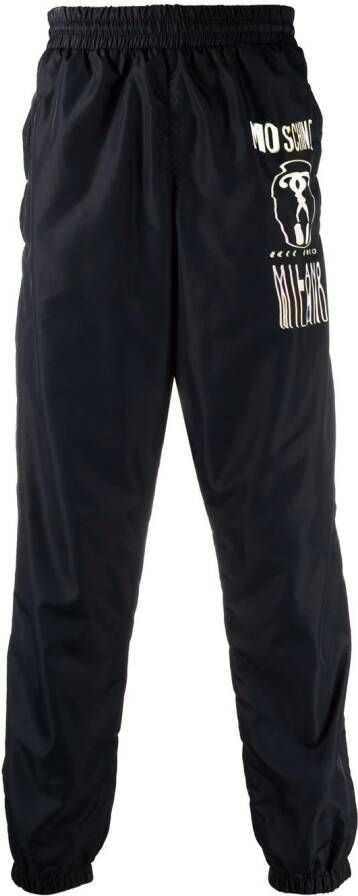 Moschino Trainingsbroek met logoprint Zwart
