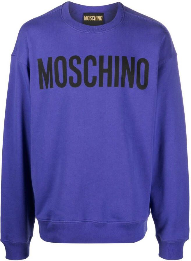 Moschino Trui met ronde hals Paars