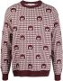 Moschino Trui met teddybeerprint Rood - Thumbnail 1
