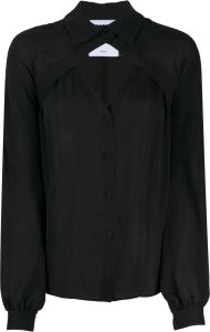 Moschino Uitgesneden blouse Zwart