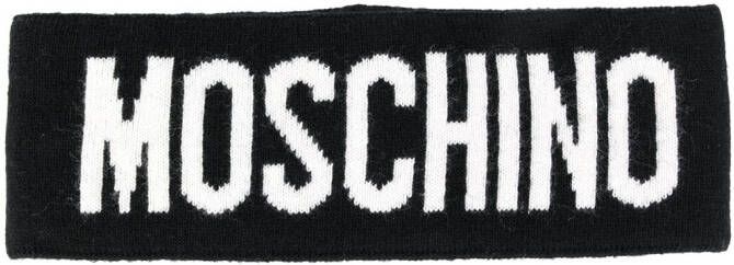 Moschino Wollen sjaal Zwart