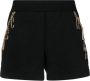Moschino x Smiley fleece shorts Zwart - Thumbnail 1