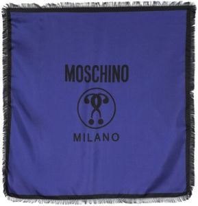 Moschino Zijden foulard Blauw