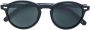 Moscot matte zonnebril met rond montuur Zwart - Thumbnail 1