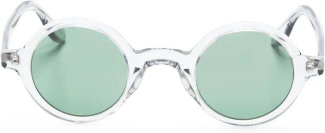 Moscot Zolman zonnebril met rond montuur Grijs