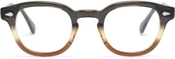 Moscot Zonnebril met rond montuur Grijs