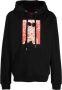 Mostly Heard Rarely Seen 8-Bit Hoodie met logoprint Zwart - Thumbnail 1