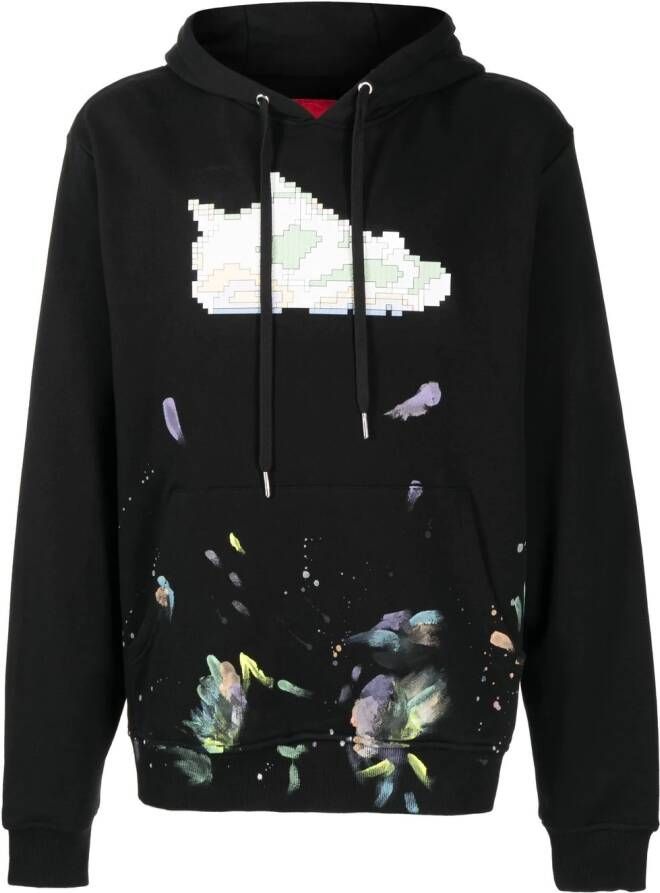 Mostly Heard Rarely Seen 8-Bit Hoodie met logo Zwart