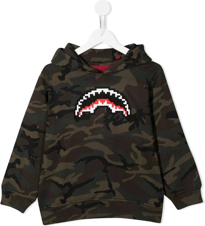 Mostly Heard Rarely Seen 8-Bit Hoodie met print Bruin