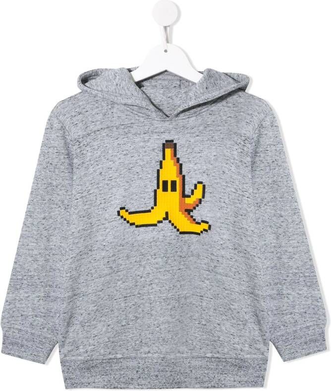 Mostly Heard Rarely Seen 8-Bit Hoodie met print Grijs