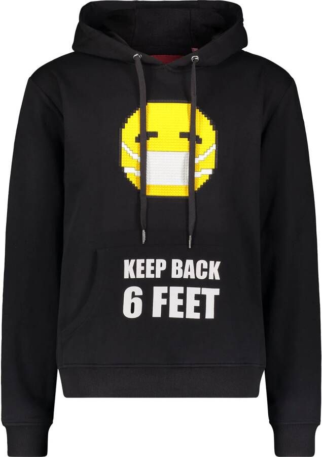 Mostly Heard Rarely Seen 8-Bit Hoodie met print Zwart