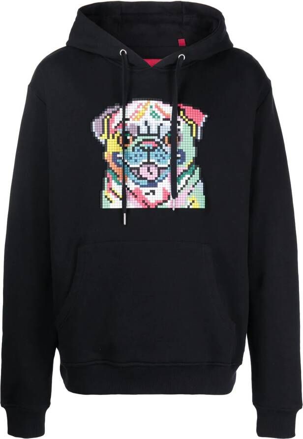 Mostly Heard Rarely Seen 8-Bit Hoodie met print Zwart