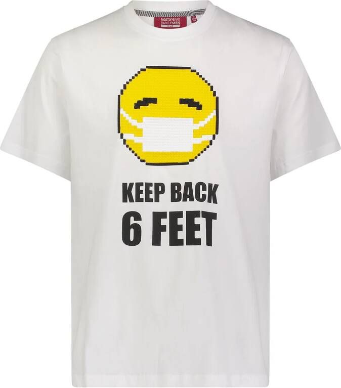 Mostly Heard Rarely Seen 8-Bit Katoenen T-shirt Wit