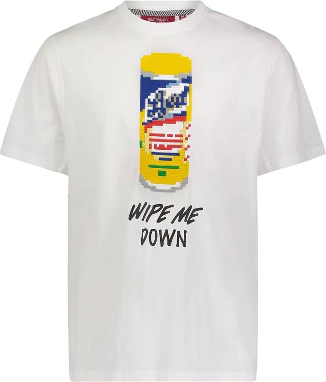 Mostly Heard Rarely Seen 8-Bit Katoenen T-shirt Wit