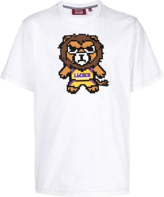 Mostly Heard Rarely Seen 8-Bit T-shirt met print Wit