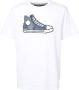 Mostly Heard Rarely Seen 8-Bit Navy Chucks T-shirt Wit - Thumbnail 1