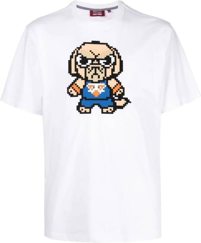 Mostly Heard Rarely Seen 8-Bit Katoenen T-shirt Wit