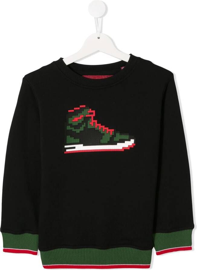 Mostly Heard Rarely Seen 8-Bit Sweater met print Zwart