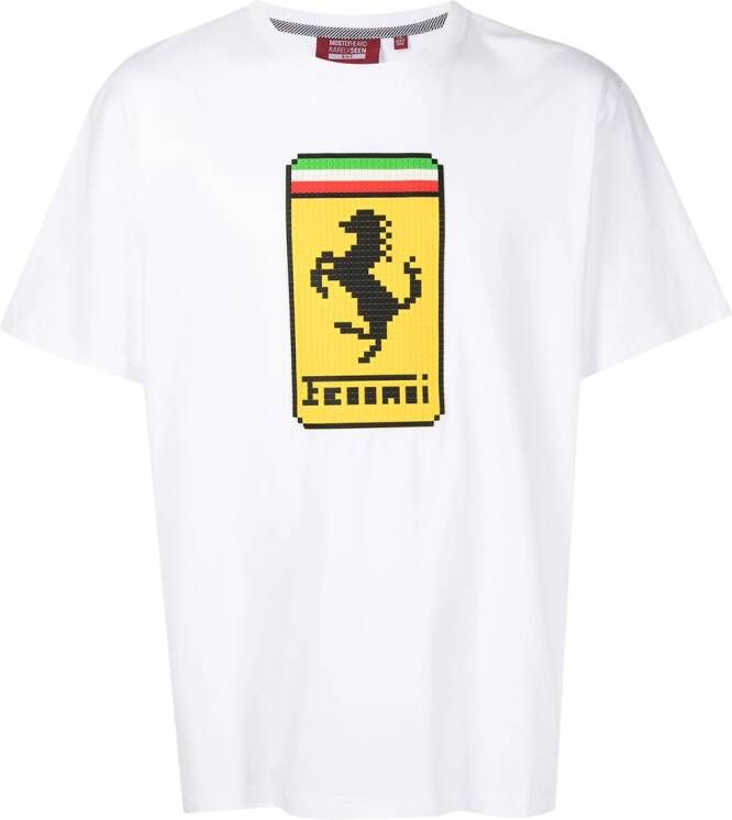 Mostly Heard Rarely Seen 8-Bit T-shirt met print Wit