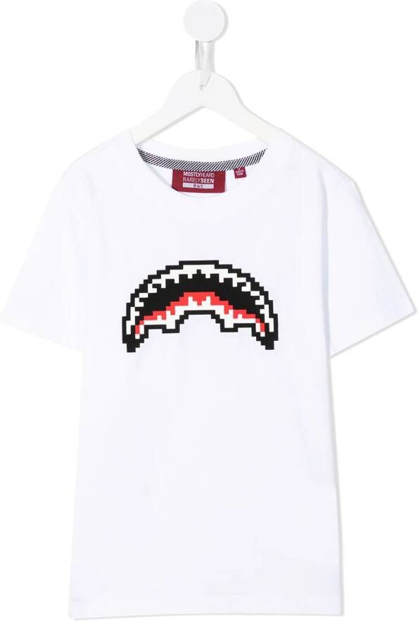 Mostly Heard Rarely Seen 8-Bit T-shirt met print Wit