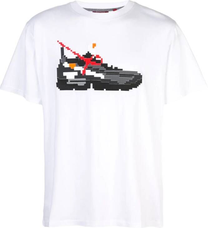 Mostly Heard Rarely Seen 8-Bit T-shirt met print Wit