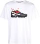 Mostly Heard Rarely Seen 8-Bit T-shirt met print Wit - Thumbnail 1
