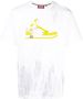 Mostly Heard Rarely Seen 8-Bit T-shirt met tie-dye print Wit - Thumbnail 1