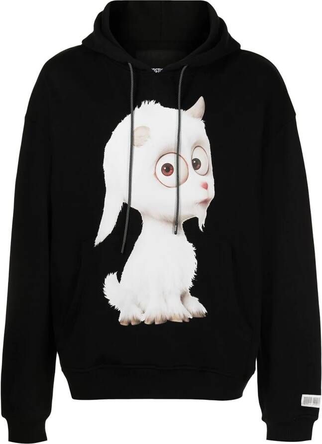 Mostly Heard Rarely Seen Hoodie met print Zwart