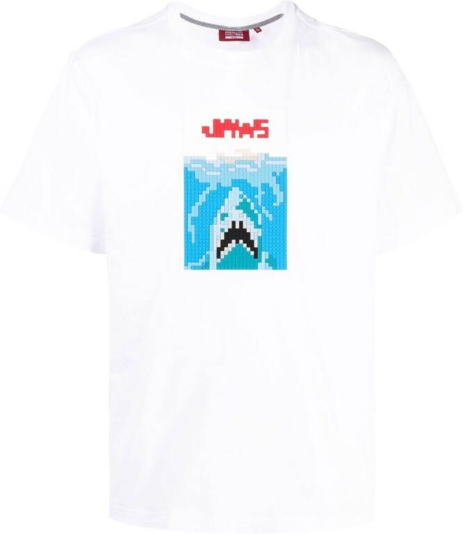 Mostly Heard Rarely Seen T-shirt met print Wit