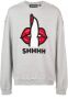 Mostly Heard Rarely Seen Shh sweater Grijs - Thumbnail 1