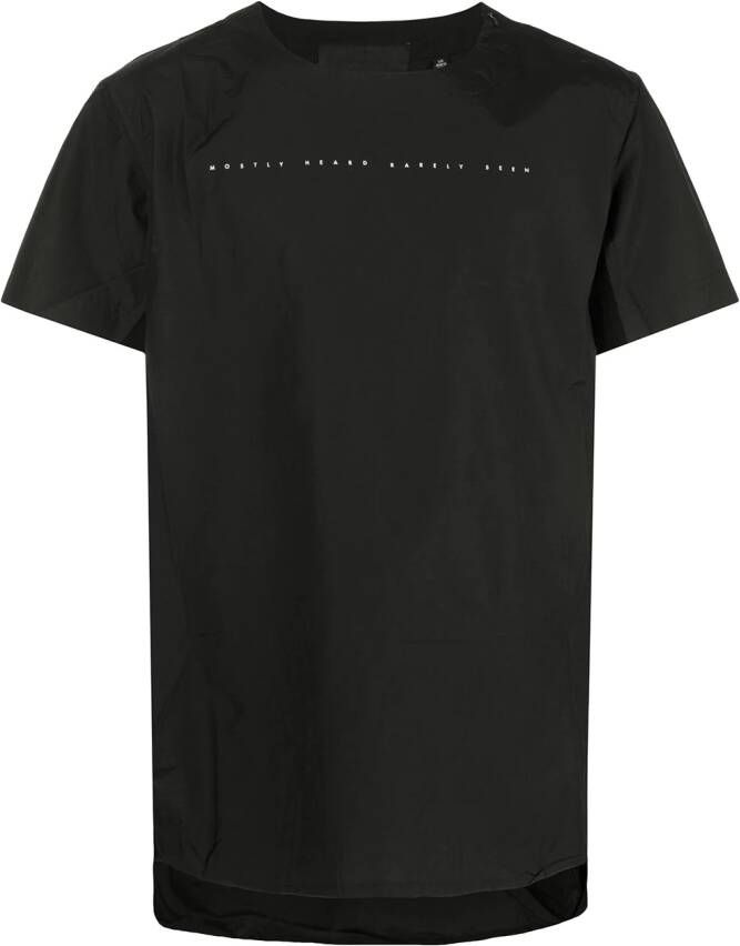 Mostly Heard Rarely Seen T-shirt met print Zwart