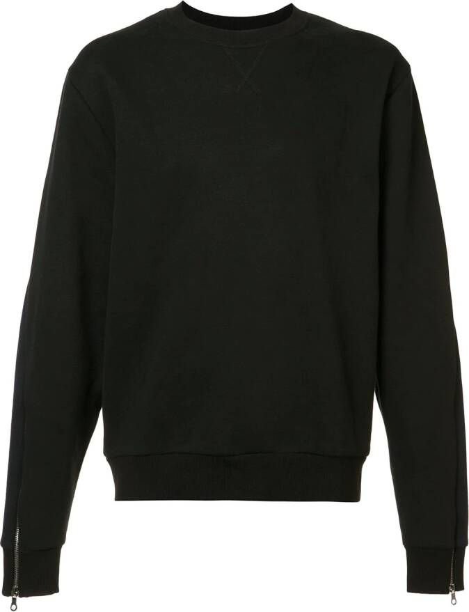 Mostly Heard Rarely Seen zipped sleeves sweatshirt Zwart