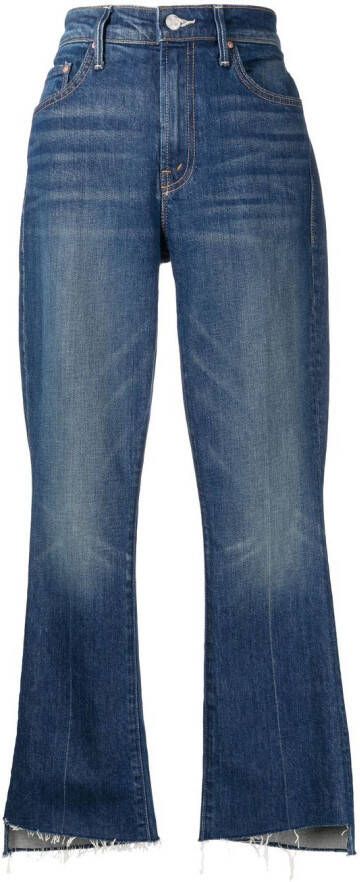 MOTHER Cropped jeans Blauw