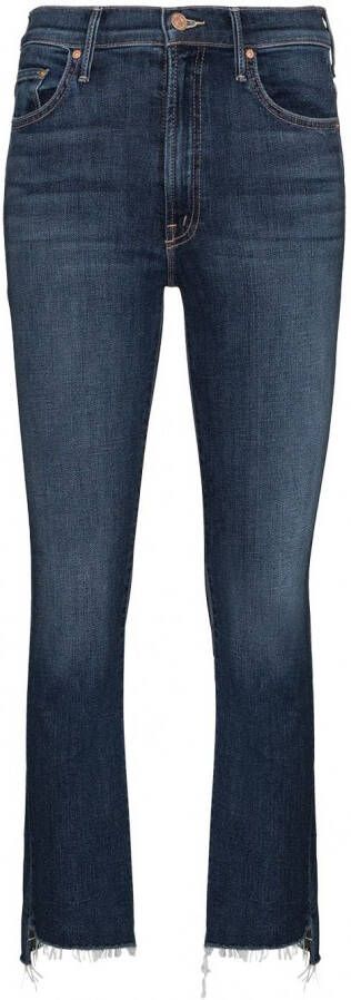 MOTHER Cropped jeans Blauw