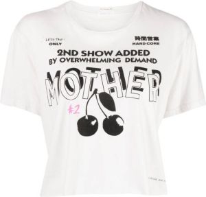 MOTHER T-shirt met print Wit