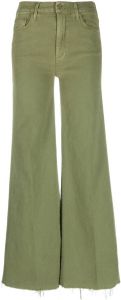 MOTHER high-rise flared jeans Groen