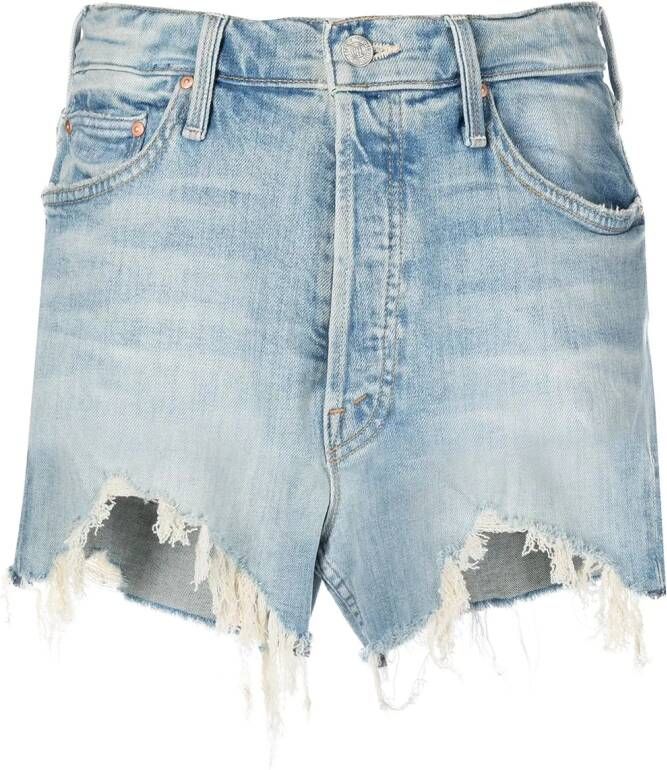 MOTHER High waist shorts Blauw