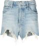 MOTHER High waist shorts Blauw - Thumbnail 1