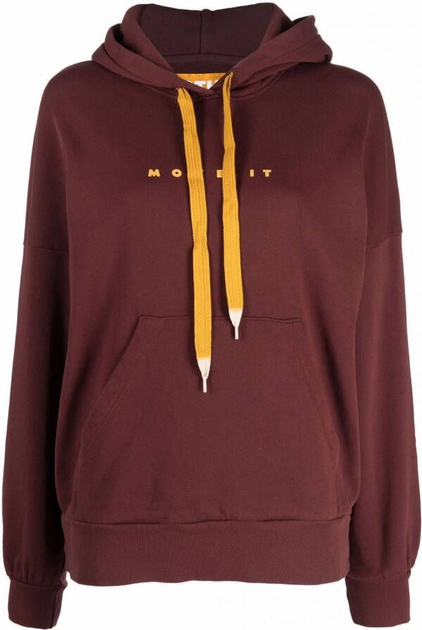 MOTHER Katoenen hoodie Rood
