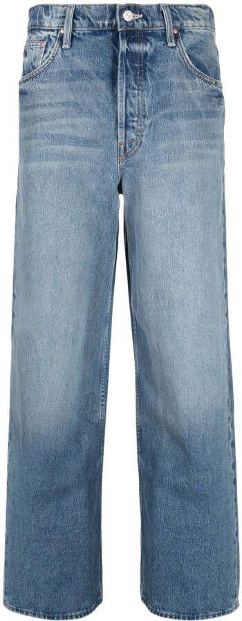 MOTHER Jeans met wijde pijpen Blauw