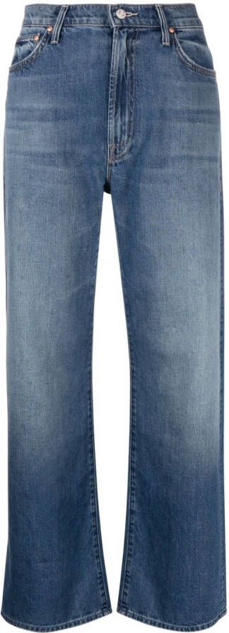 MOTHER The Dodger cropped jeans Blauw