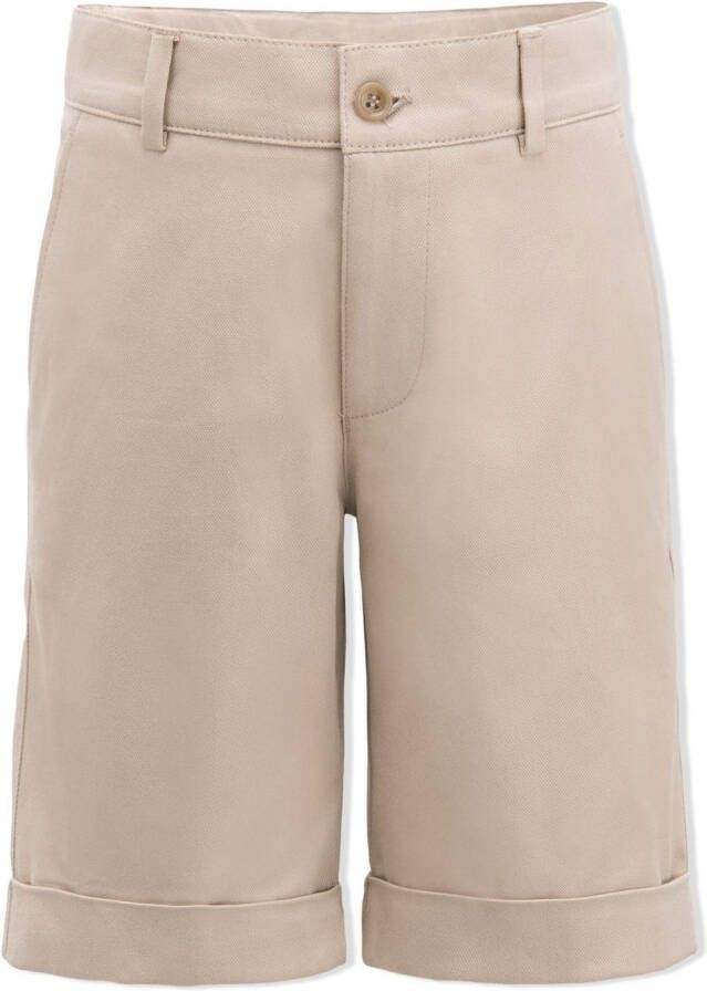 Moustache Getailleerde shorts Beige