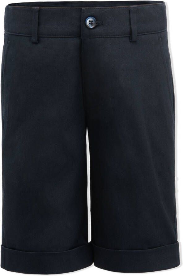 Moustache Getailleerde shorts Blauw