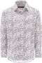 Moustache Blouse met print Wit - Thumbnail 1