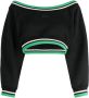 MSGM Sweater met boothals Zwart - Thumbnail 1