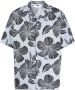 MSGM Bowlingshirt met bloemenprint Blauw - Thumbnail 1