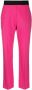 MSGM Broek met contrasterende tailleband Roze - Thumbnail 1