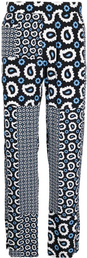 MSGM Broek met paisley-print Wit
