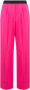 MSGM Broek met wijde pijpen Roze - Thumbnail 1